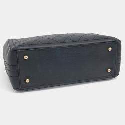 Chanel Black Leather tote and shoulder bag