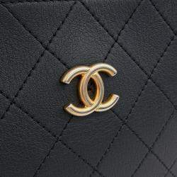 Chanel Black Leather tote and shoulder bag