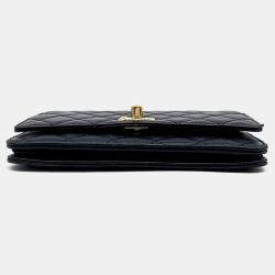 Chanel Black Leather Trendy CC WOC Mini Crossbody Bag