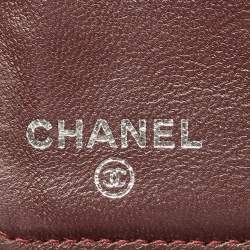 Chanel Black Quilted Leather L Yen Wallet