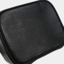 Chanel Black Caviar Leather Timeless Vanity Bag