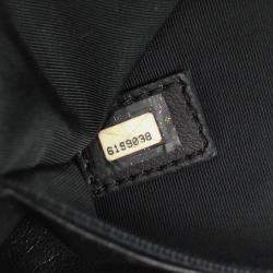 Chanel Black Fur Tote Handbag