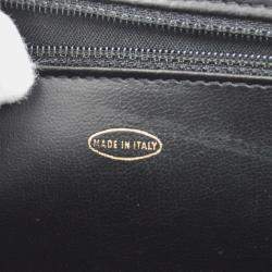 Pre Owned Chanel Bicolore Vanity 2Way Handbag Purse Black