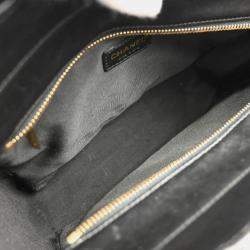 Pre Owned Chanel Black Lambskin Choco Bar Shoulder Bag