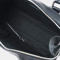 Pre Owned Chanel Black Calfskin Wild Stitch Handbag 
