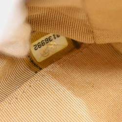 Chanel Beige Leather Bowling Bag