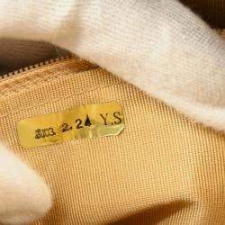 Chanel Beige Leather Bowling Bag