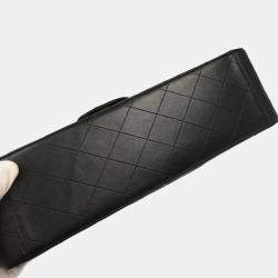Chanel Black Lambskin Maxi Classic Flap Shoulder Bag