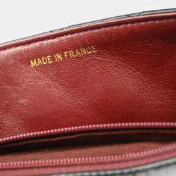 Chanel Black Lambskin Classic Square Flap Shoulder Bag