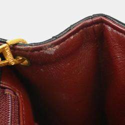 Chanel Black Lambskin Classic Square Flap Shoulder Bag