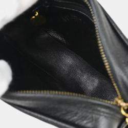 Pre Owned Chanel Black Calfskin Leather CC Camera Bag