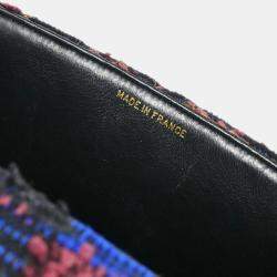 Chanel Blue Tweed Classic Single Flap Two-in-One Flap Bag Set 