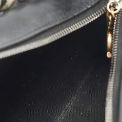 Chanel Black Leather Chain Signature Bag
