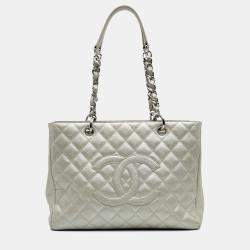 Chanel Gold Caviar Grand Shopping Tote
