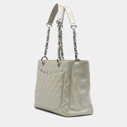 Chanel Gold Caviar Grand Shopping Tote