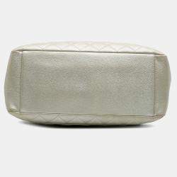 Chanel Gold Caviar Grand Shopping Tote