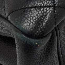 Chanel Black Quilted Caviar Soft Leather Medium Timeless Shopping Tote