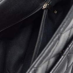 Chanel Black Quilted Caviar Soft Leather Medium Timeless Shopping Tote