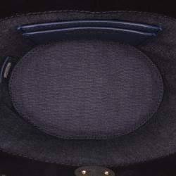 Pre Owned Chanel Black Mini Lambskin Elegant Chain Vanity Case