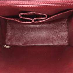 Pre Owned Chanel Pink Paris Seoul Mini Lambskin Pagoda Single Flap