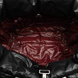 Pre Owned Chanel Black Small Quilted Nylon Coco Cocoon Tote