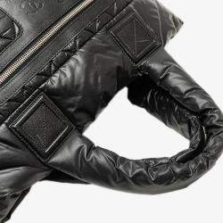 Pre Owned Chanel Black Small Quilted Nylon Coco Cocoon Tote