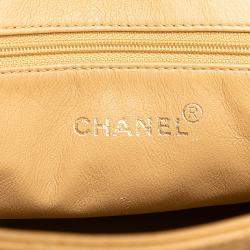 Pre Owned Chanel Brown Caviar Medallion Tote