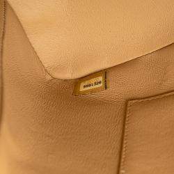 Pre Owned Chanel Brown Caviar Medallion Tote