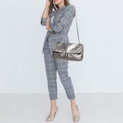 Chanel Metallic Quilted Aged Leather 228 Reissue 2.55 Flap Bag