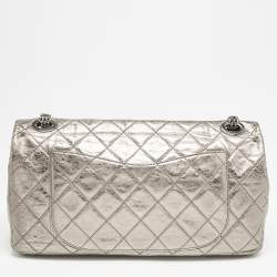 Chanel Metallic Quilted Aged Leather 228 Reissue 2.55 Flap Bag