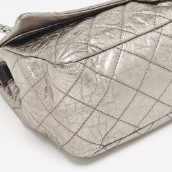 Chanel Metallic Quilted Aged Leather 228 Reissue 2.55 Flap Bag