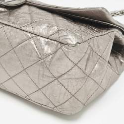 Chanel Metallic Quilted Aged Leather 228 Reissue 2.55 Flap Bag