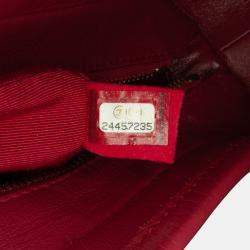 Pre Owned Chanel Red Small Tweed Gabrielle Crossbody