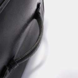 Chanel Black Leather Bicolole Vanity Bag