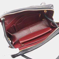 Chanel Black Chevron Lambskin and Jersey Shoulder Bag