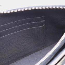 Chanel Navy Leather Half Flap Chain Shoulder Bag