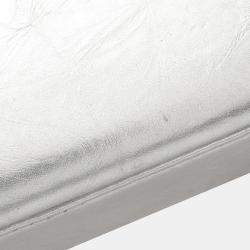 Chanel Silver Leather Gabrielle De Chanel Chain Crossbody Bag