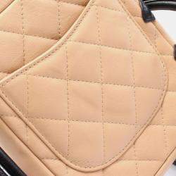 Chanel Beige and Blue Cambon Ligne Crossbody Bag