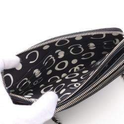 Pre Owned Chanel Black Leather Small Clutch With Chain