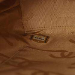 Chanel Beige Leather Wild Stitch Tote Bag