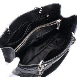 Chanel Black Leather Grand Shopping Tote Bag