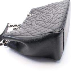 Chanel Black Leather Grand Shopping Tote Bag