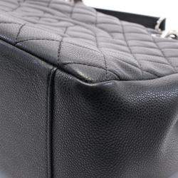 Chanel Black Leather Grand Shopping Tote Bag