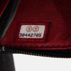 Chanel Red Lambskin Romance Wallet On Chain