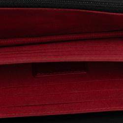 Chanel Red Lambskin Romance Wallet On Chain