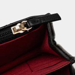 Chanel Red Lambskin Romance Wallet On Chain