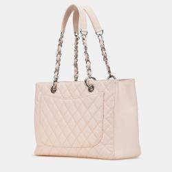 Chanel Beige Caviar Grand Shopping Tote