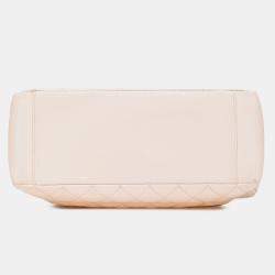 Chanel Beige Caviar Grand Shopping Tote