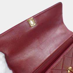 Pre Owned Chanel Black Leather Shoulder Bag