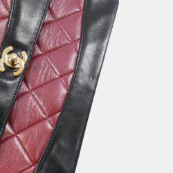 Pre Owned Chanel Black Leather Shoulder Bag